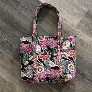 Vera Bradley Tote Bag - Pink and Black